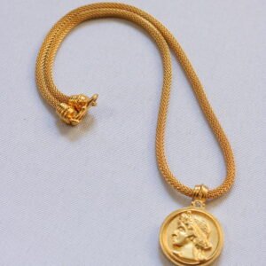 Gold Coin Pendant Necklace